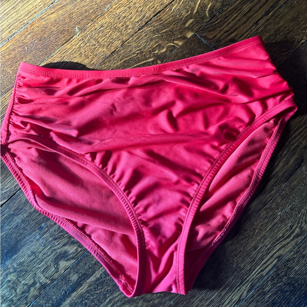 M red bikini bottom